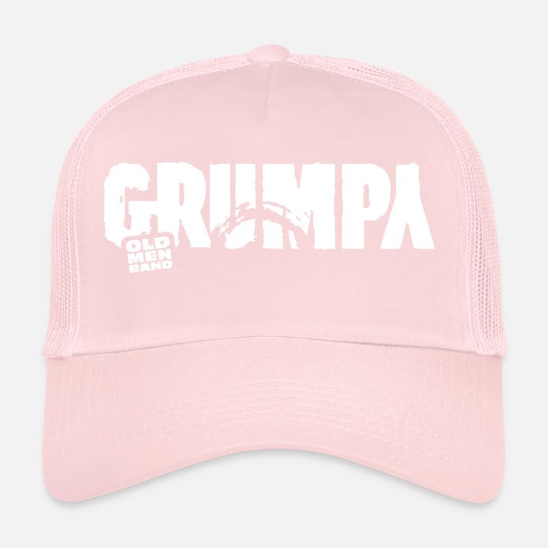 GRUMPY blanc Casquette trucker 