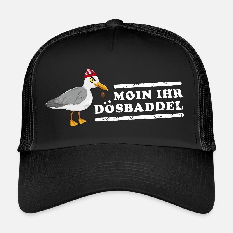 Coole Nordeutsche Möwe Moin ihr Dösbaddel Trucker Cap