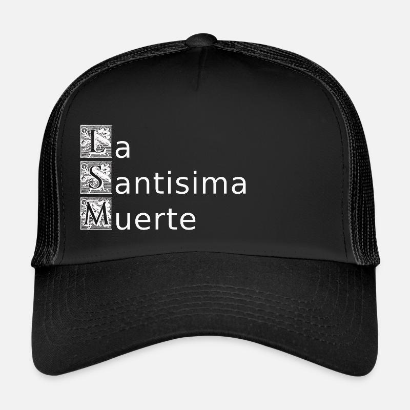 santa muerte1 Trucker Cap