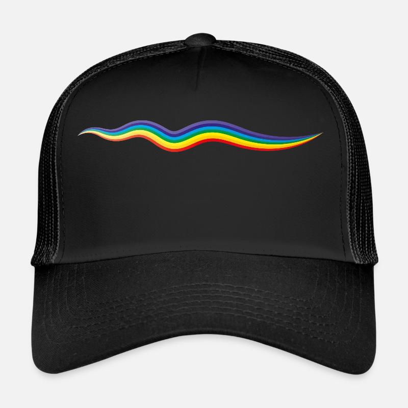 Rainbow line, artwork Trucker Cap