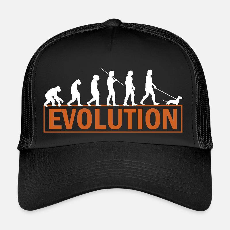 Idée cadeau Teckel Evolution Teckel Teckel Casquette trucker 