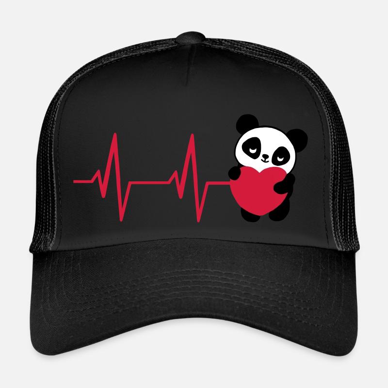 EKG Panda Trucker Cap