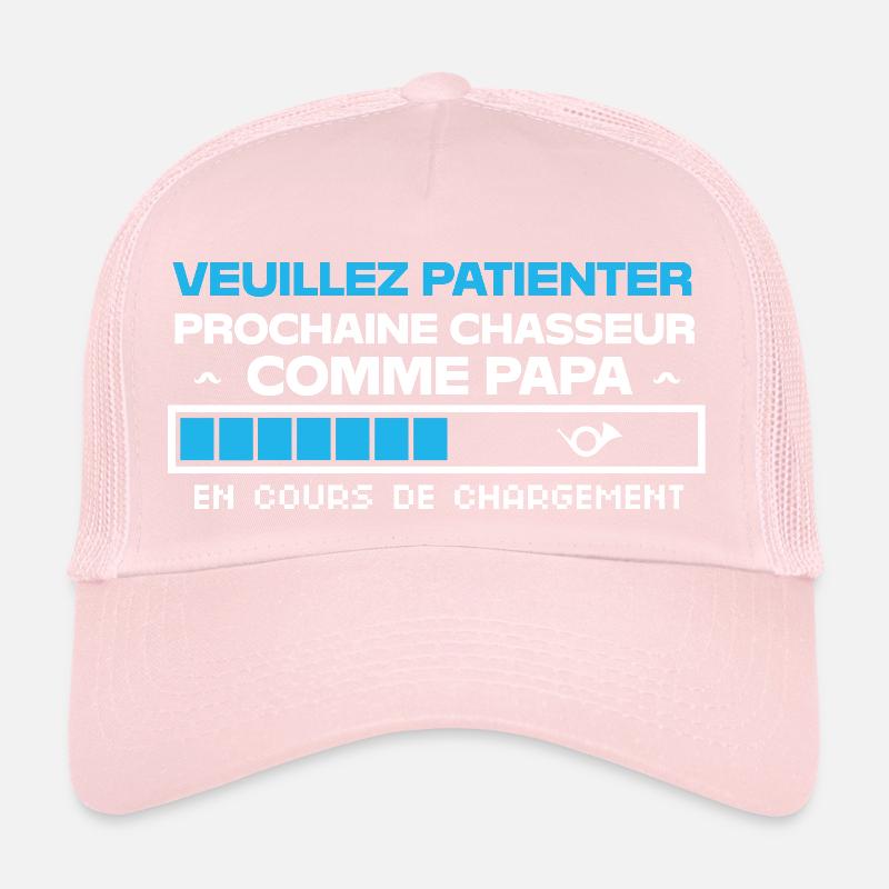 futur chasseur comme papa Casquette trucker 
