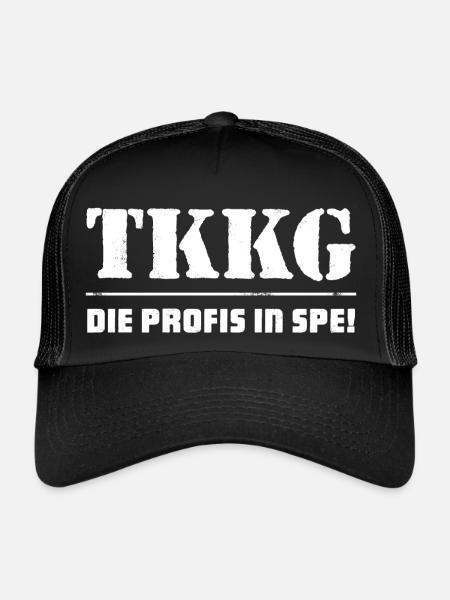 TKKG Die Profis In Spe! - Trucker Cap - Schwarz/Schwarz