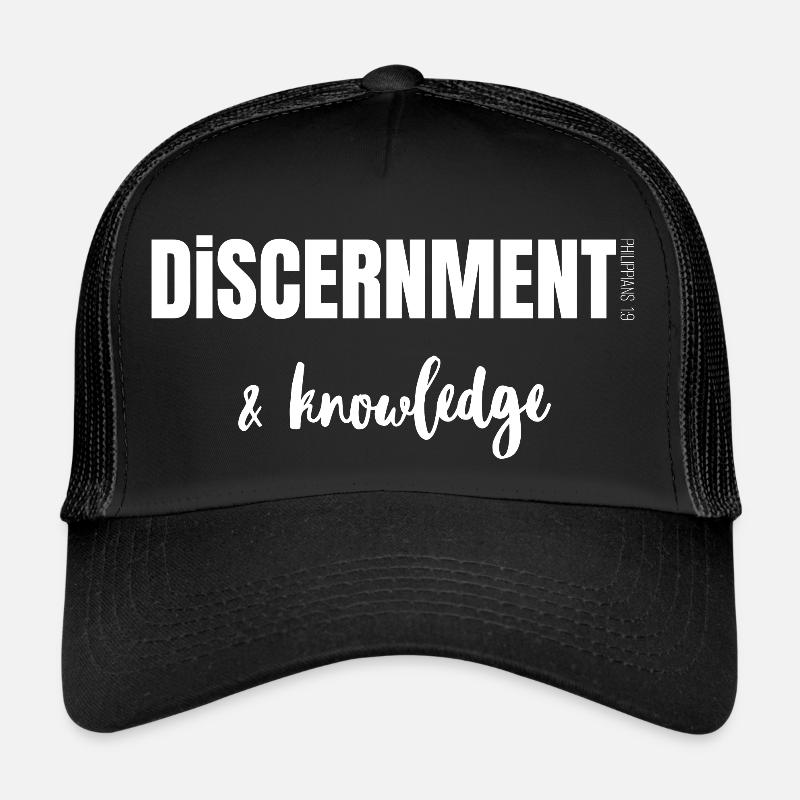 Discernement et Connaissance - Phi/1:9 Casquette trucker 