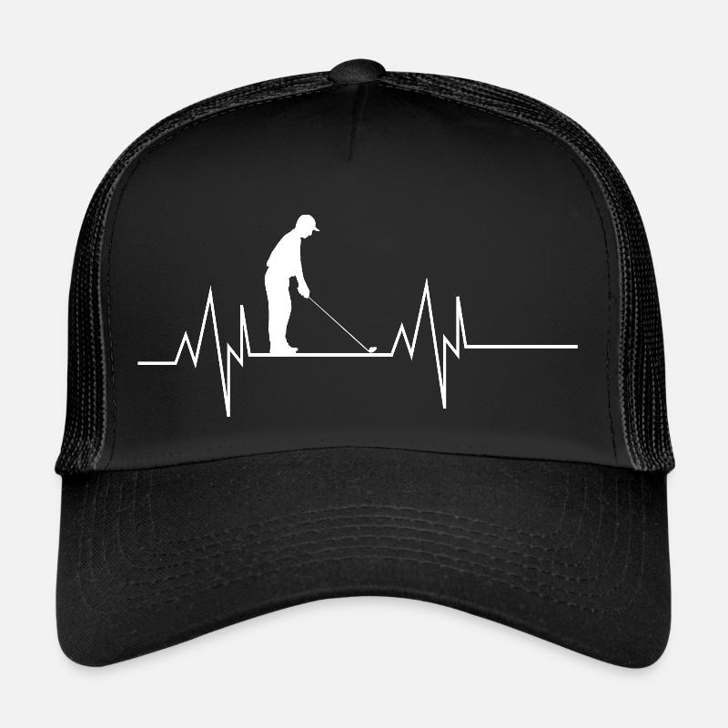 Golf Papa Herzschlag Trucker Cap