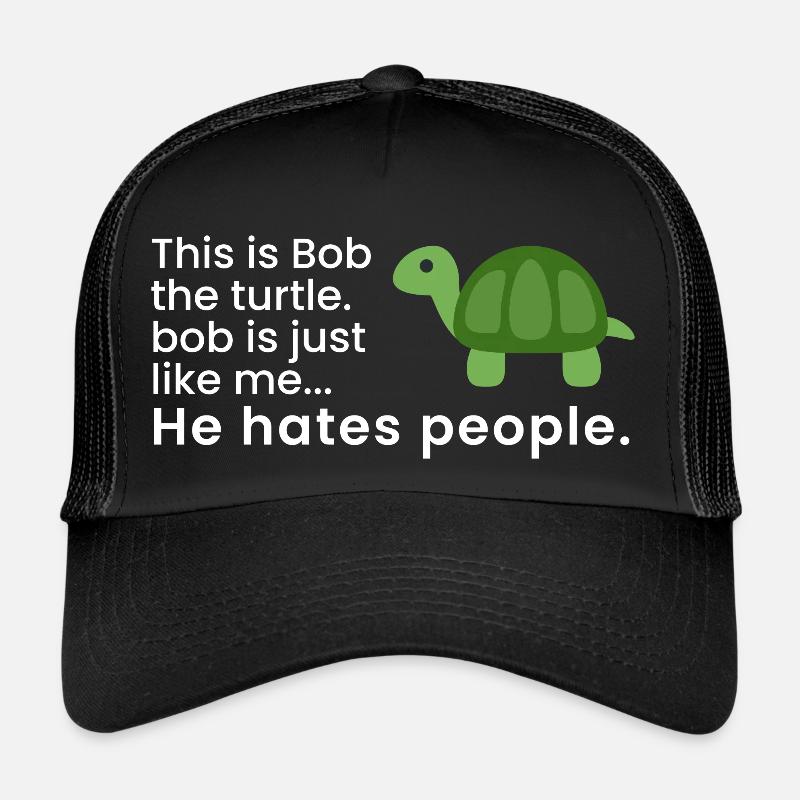 Bob The Turtle Trucker Cap