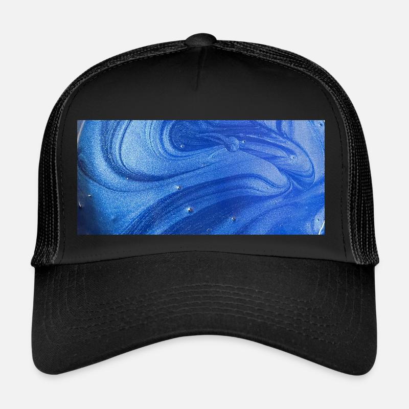Farbeffekte Blau Perl Trucker Cap
