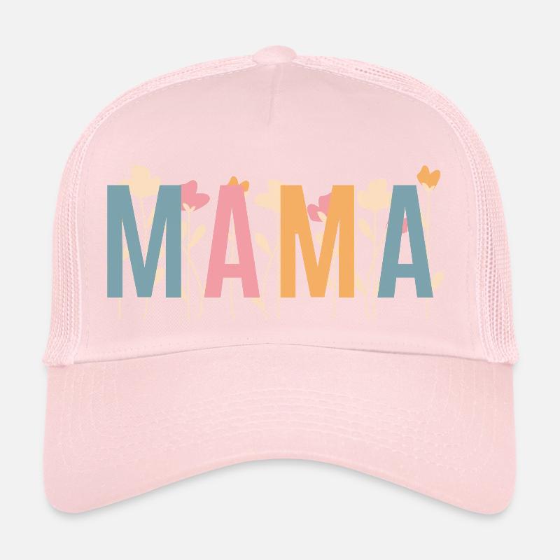Mama Flower Trucker Cap