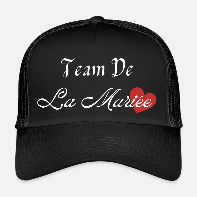 team de la Mariée Casquette trucker 
