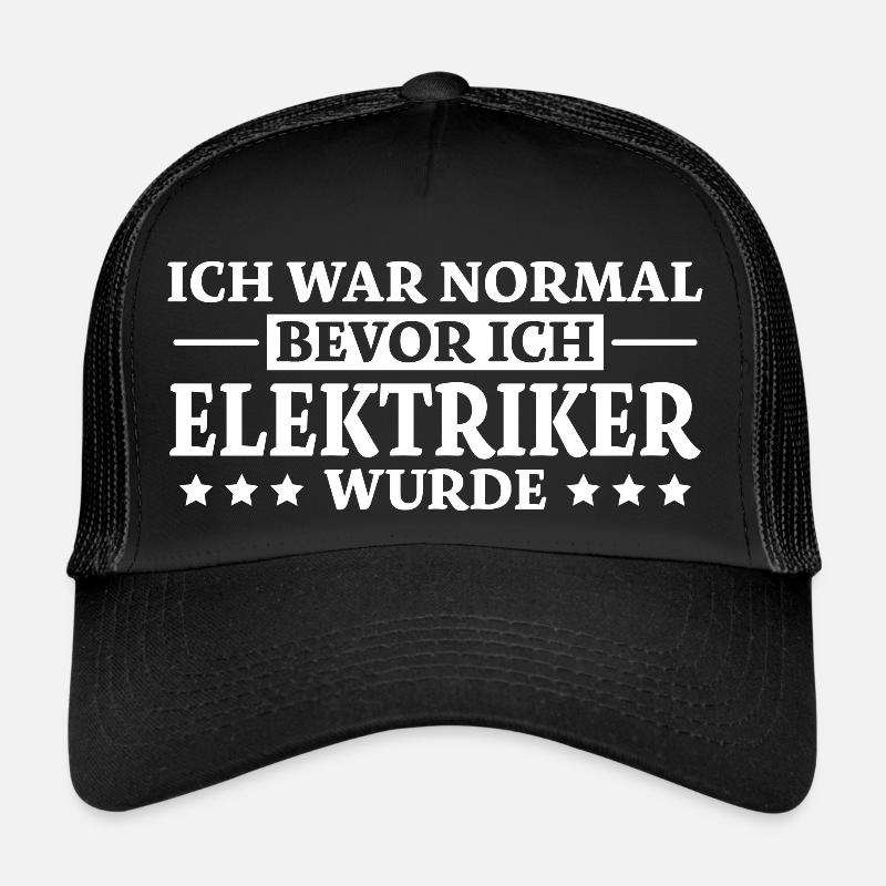 Elektriker Spruch Lustiges Elektriker Geschenk Trucker Cap