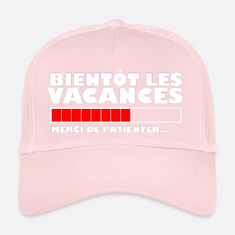 Bientôt les vacances Casquette trucker 