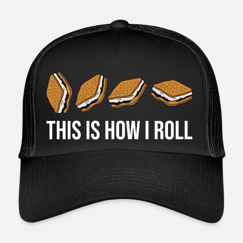 C’est drôle comme ça que je roule Smore Fan Marshmallow Cam Casquette trucker 