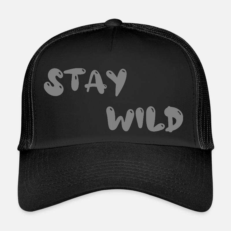 Restez sauvage Casquette trucker 