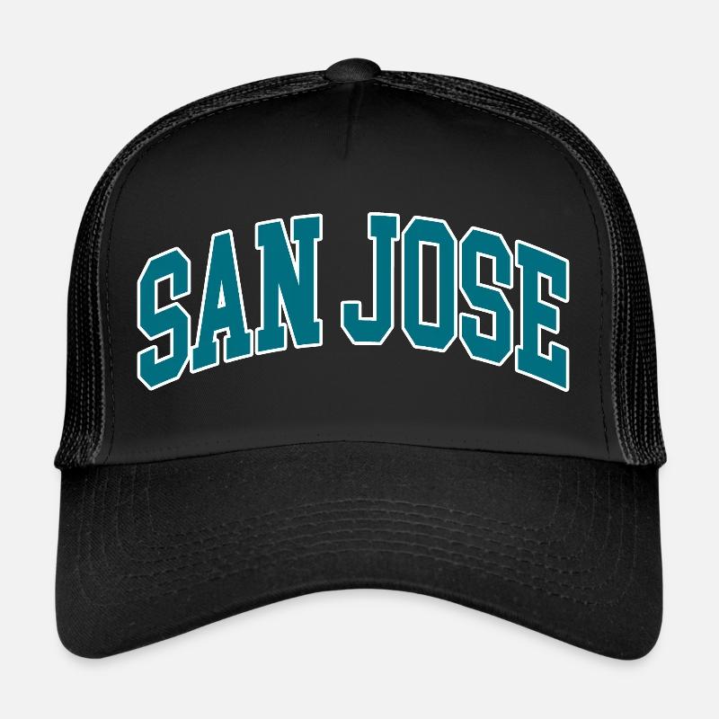 San José bleu blanc Casquette trucker 