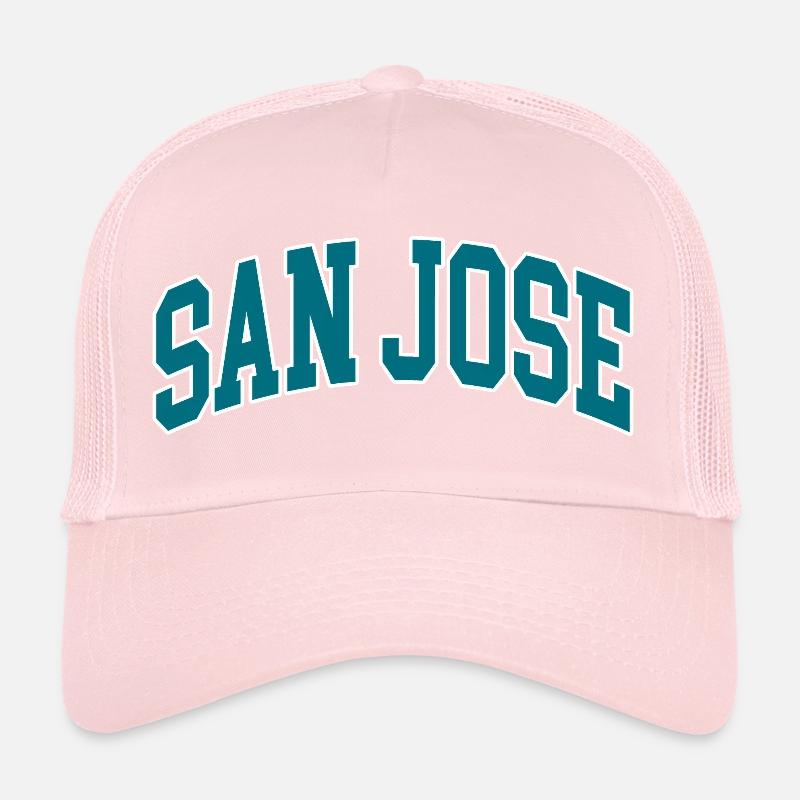 San José bleu blanc Casquette trucker 