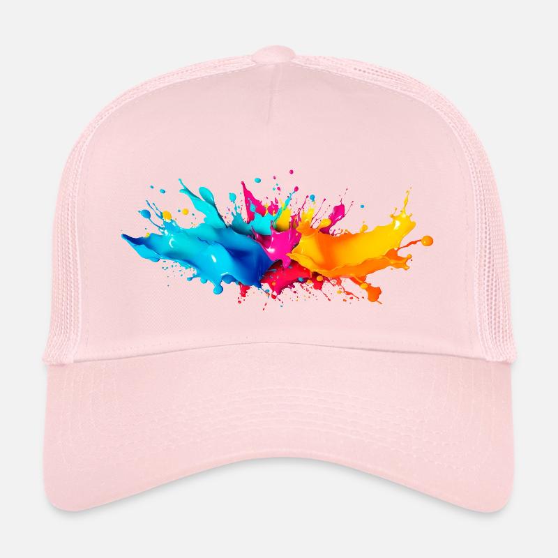 Explosion de Peinture Casquette trucker 