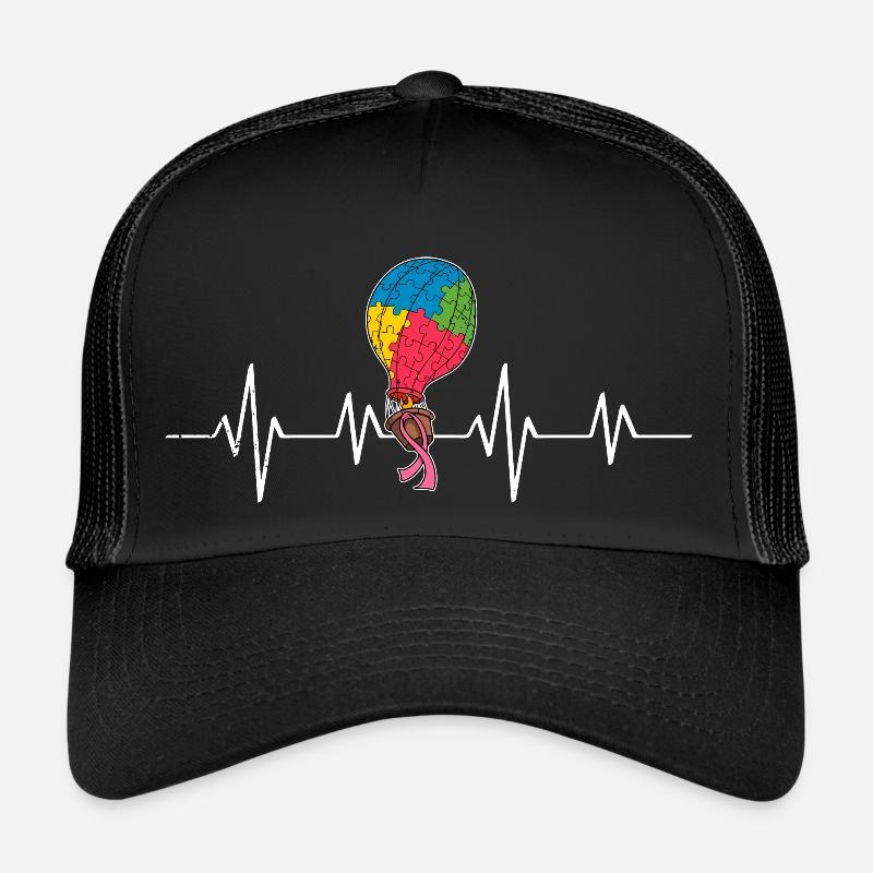 Luftballon Autist Autism thing Puzzleteil Pulse Trucker Cap