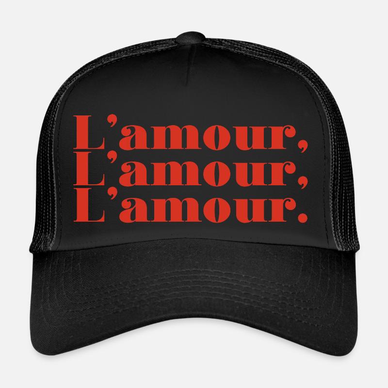 L’amour L’amour L’amour Casquette trucker 