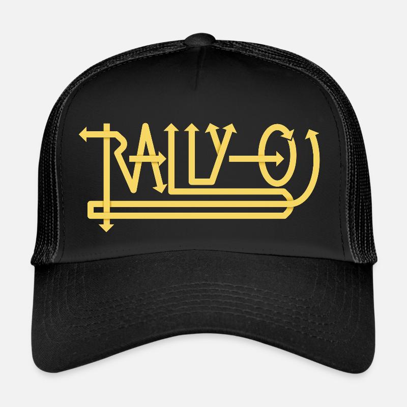 Rally-O – Rally Obedience - Trucker Cap - Schwarz/Schwarz