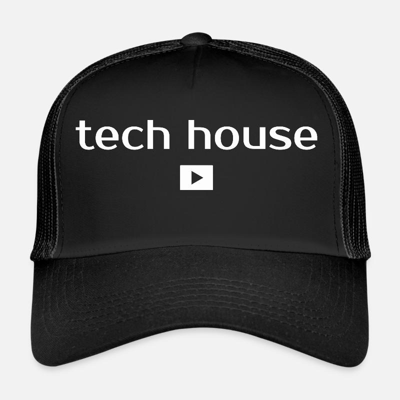 Tech House, techno, music Trucker Cap