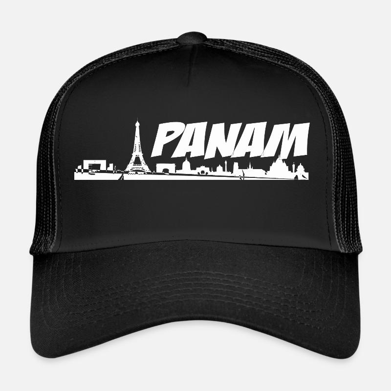 PANAM - Trucker Cap - Schwarz/Schwarz