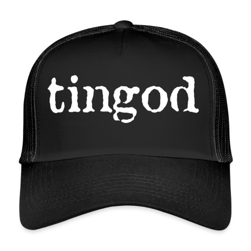 TINGOD logo white - Trucker Cap
