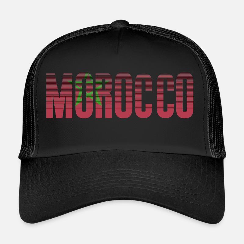Morocco - Casquette trucker  - noir/noir