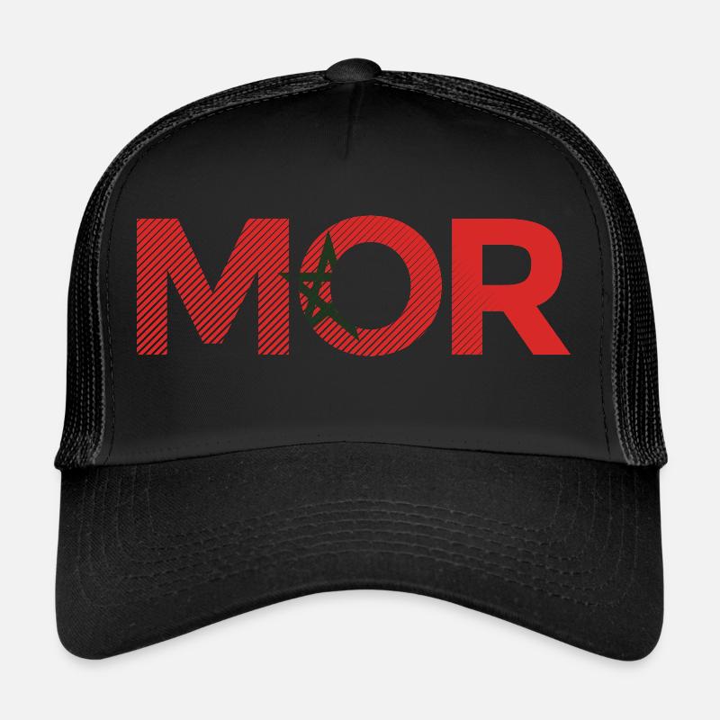 Morocco - Casquette trucker  - noir/noir