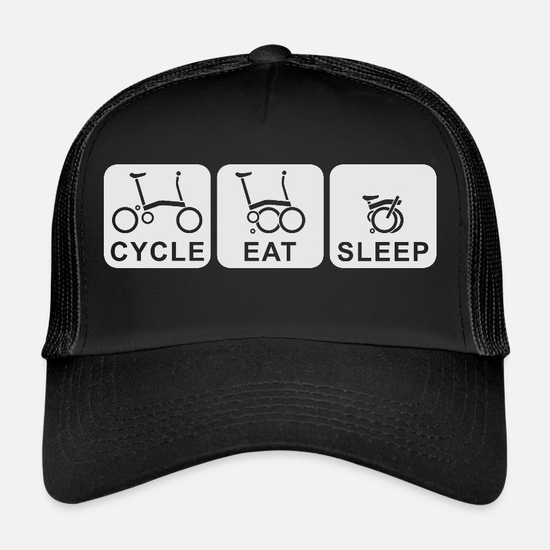 CHAINSTORY X Brompton-Zyklus Essen Sie Schlaf Trucker Cap