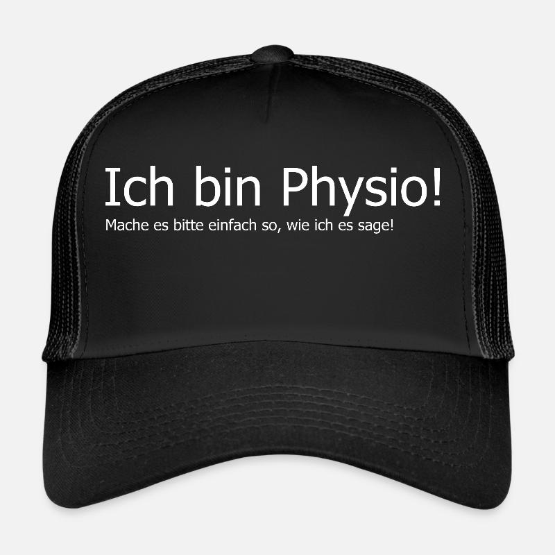 Physiotherapeut Geschenkidee lustig Spruch Masseur Trucker Cap