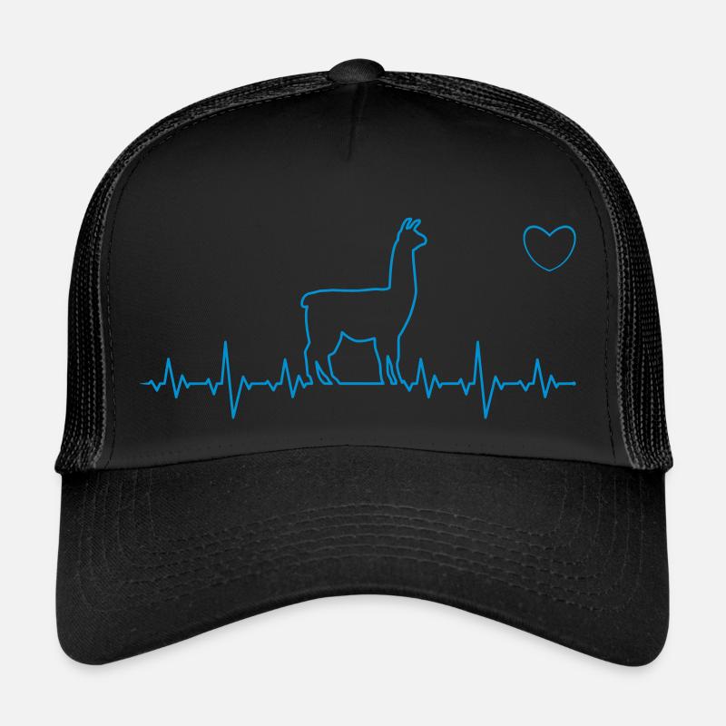 Llama - Trucker Cap - black/black