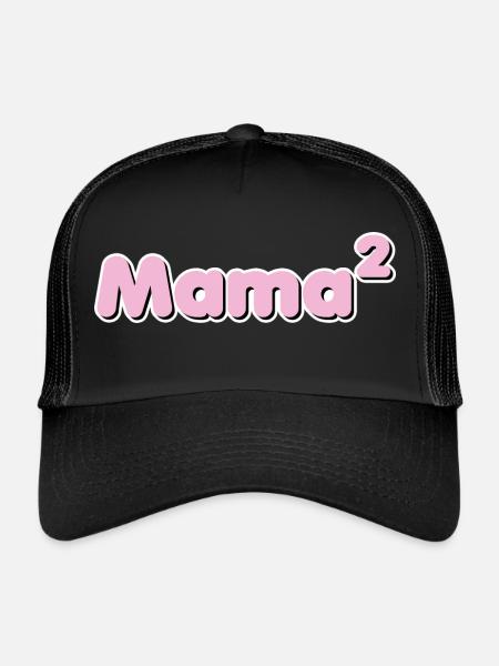 Mama hoch 2 - Trucker Cap - Schwarz/Schwarz