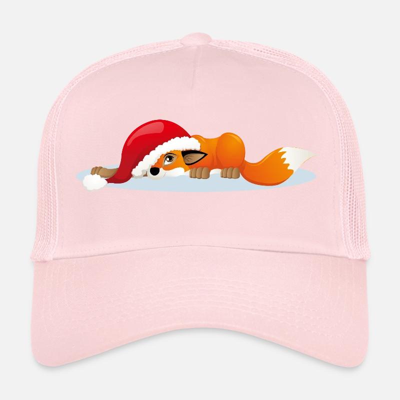Christmas fox Trucker Cap
