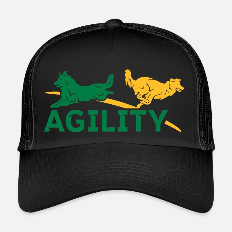 AGILITY - Trucker Cap - Schwarz/Schwarz