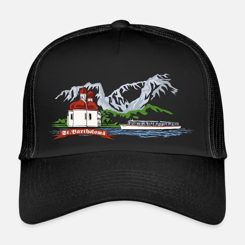 St. Bartholomä Halbinsel Hirschau Königssee Trucker Cap