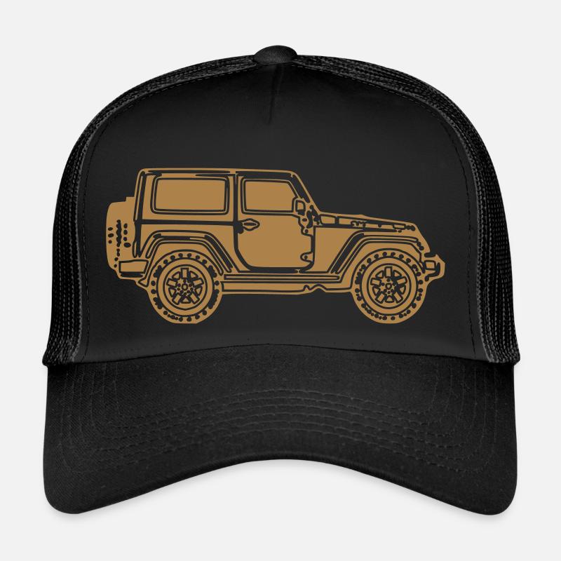Wrangler Right - Trucker Cap - black/black