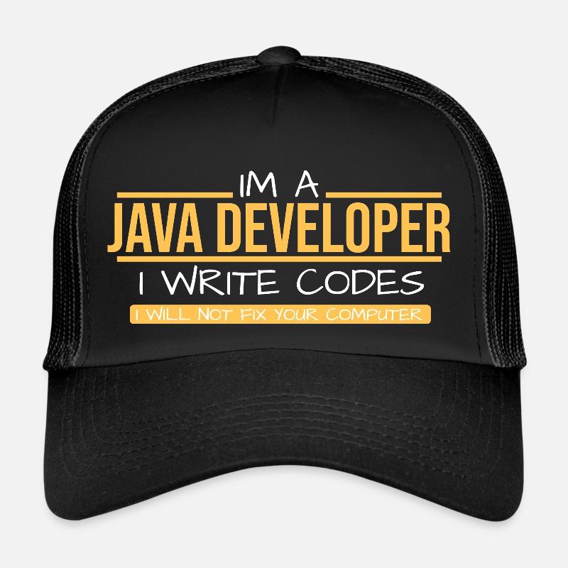 Java Developer Trucker Cap