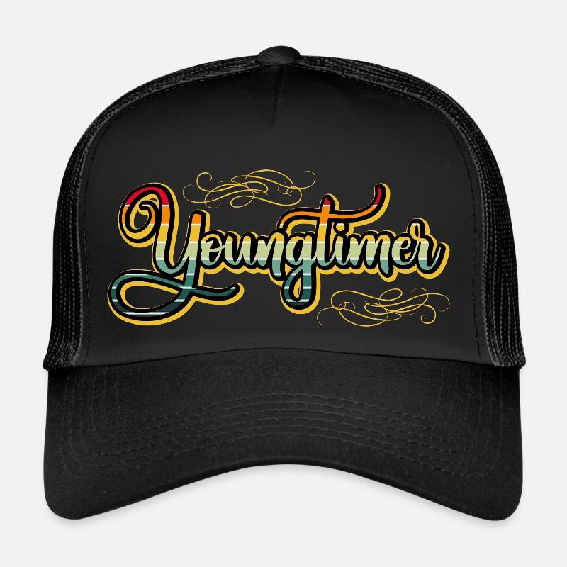 Youngtimer by The Manzanita´s - Trucker Cap - Schwarz/Schwarz