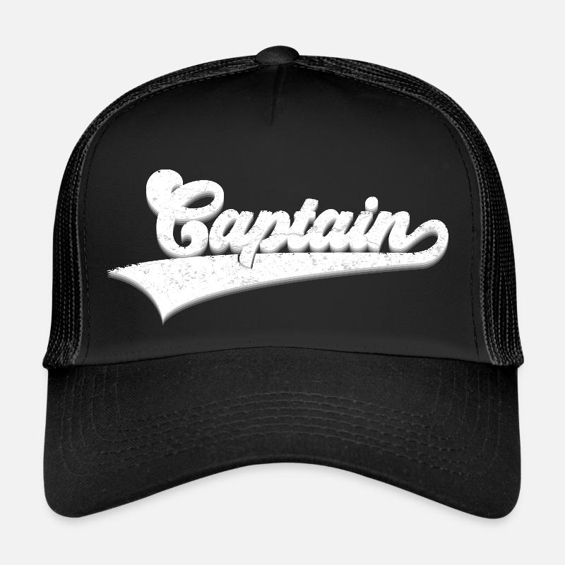 CAPITAINE CAPITAINE - Casquette trucker  - noir/noir