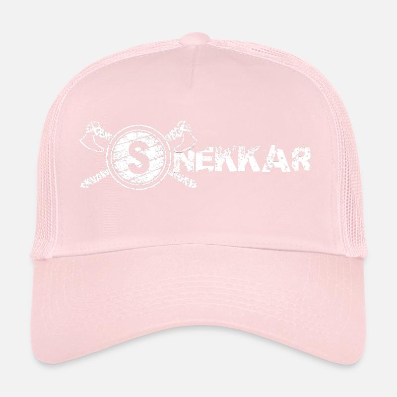 Snekkar transparent blanc Casquette trucker 