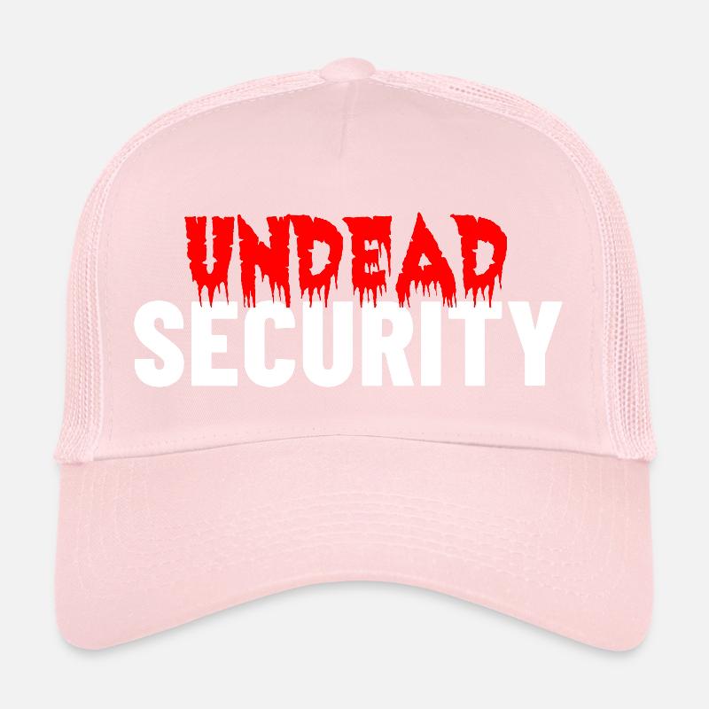 Halloween Undead Security Trucker Cap