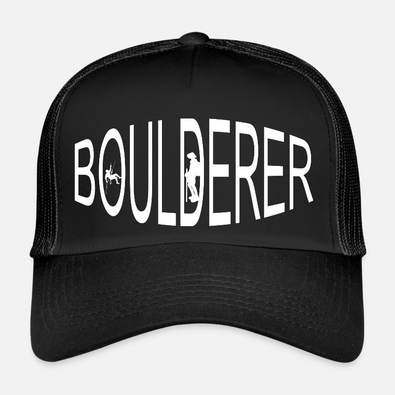 climbing - Trucker Cap - Schwarz/Schwarz