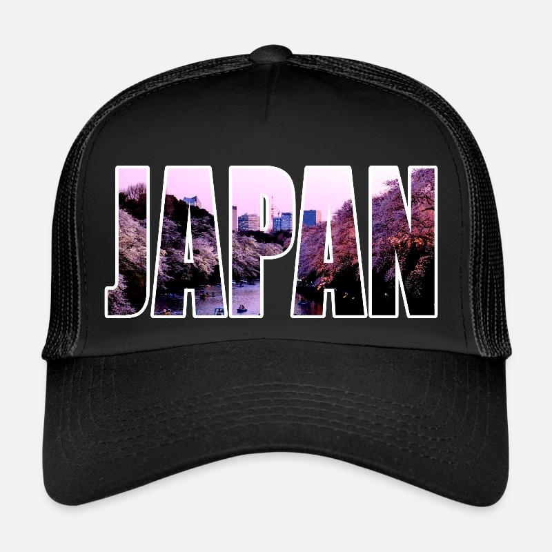 JAPON Fleur de cerisier Sakura Casquette trucker 