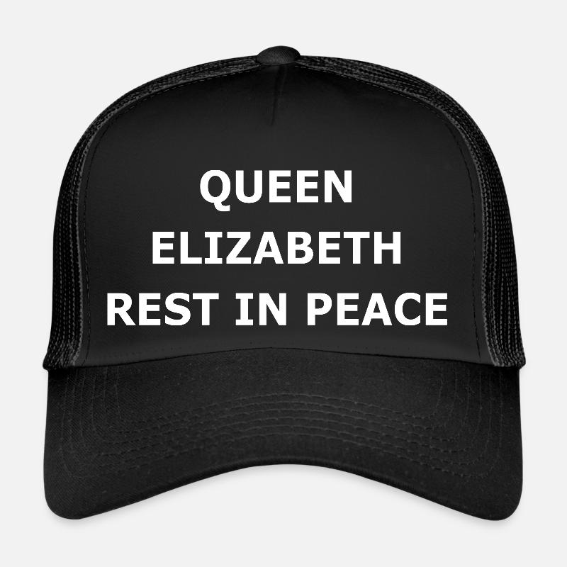 QUEEN ELIZABETH REST IN PEACE Casquette trucker 