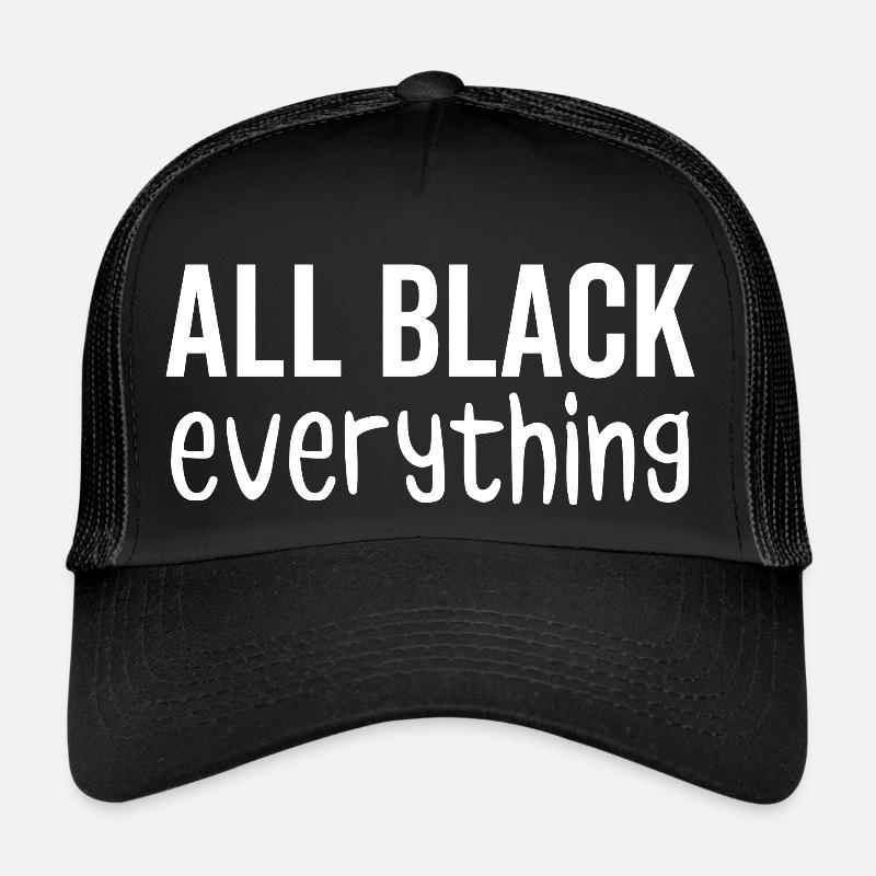 Alles Schwarz Alles Trucker Cap