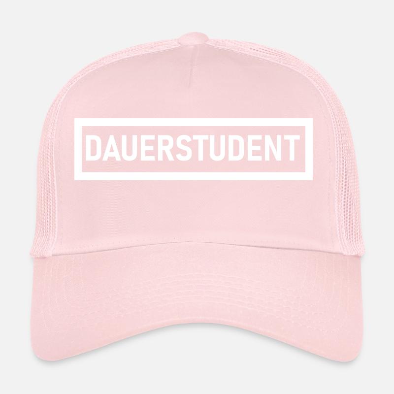 Dauerstudent weiß Trucker Cap