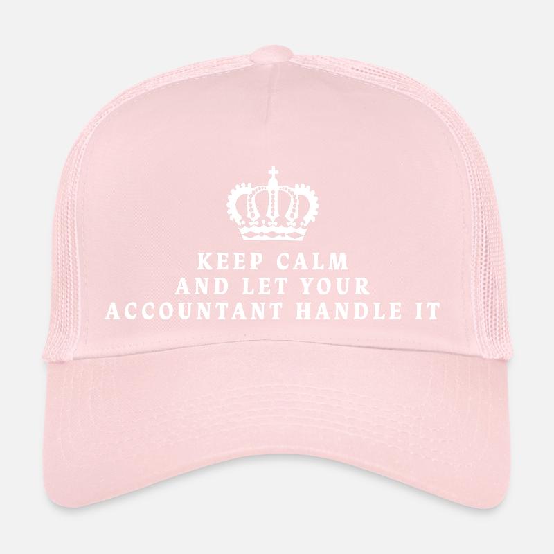 Accountant Keep Calm Trucker Cap