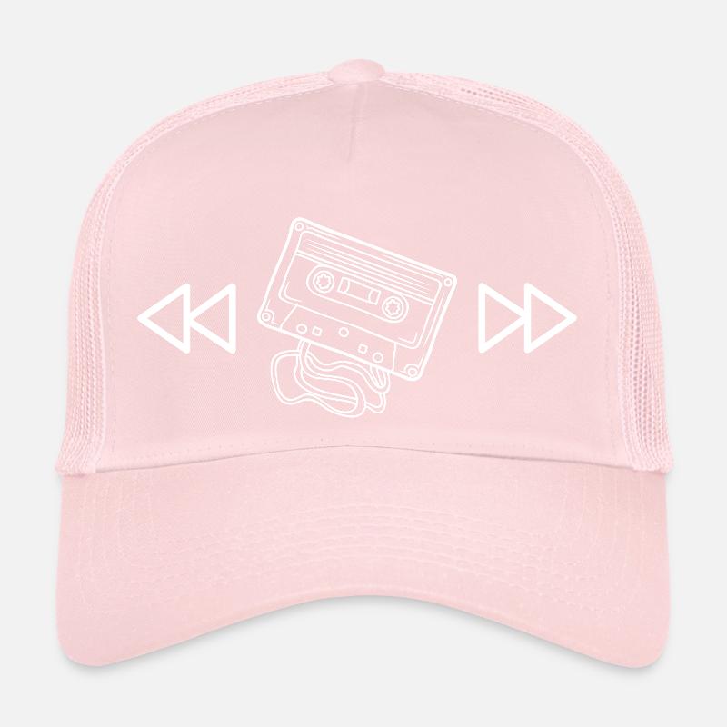 Cassette audio - avance ou rembobinage rapide Casquette trucker 