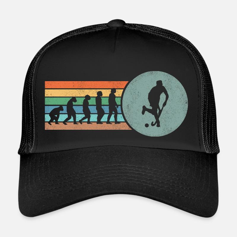 Évolution des joueurs de hockey sur gazon Retro Scoring Goalke Casquette trucker 